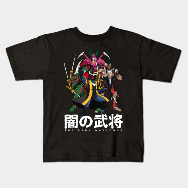 Dark Warlords | Ronin Warriors Kids T-Shirt by Jones Factory